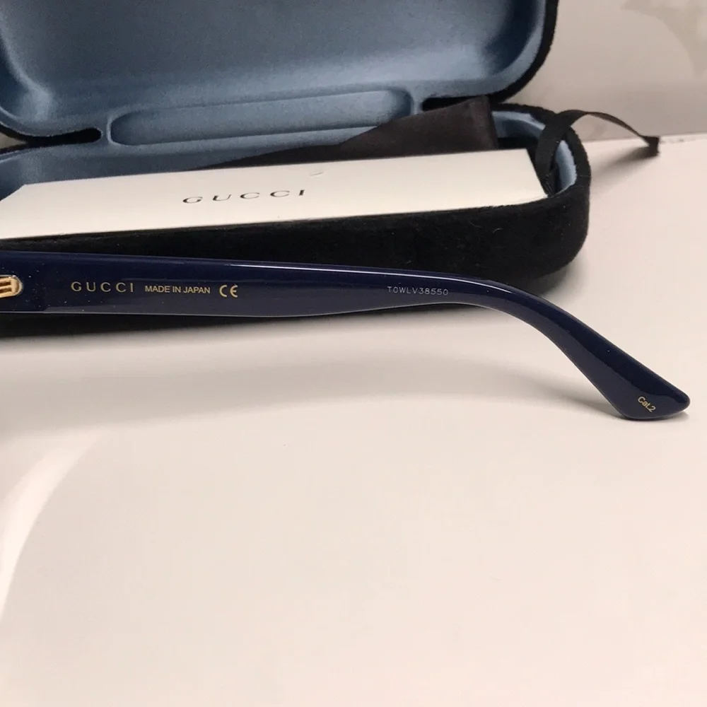 ✨ New Authentic Gucci GG0926S 002 Havana/Blue Sunglasses – Luxury Designer Shade